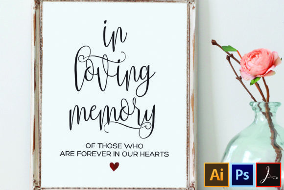Bridging Tradition and Technology with the In Loving Memory Sign, Wedding Sign