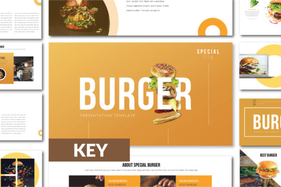 Burger Keynote Template Overview