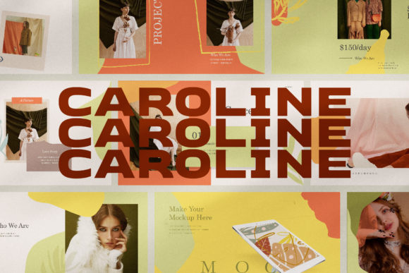 Caroline PowerPoint Template for Professional Presentations
