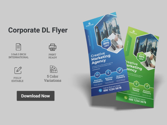 DL Flyer Template Rack Card Template: The Ultimate Solution for Creative and Corporate Agencies
