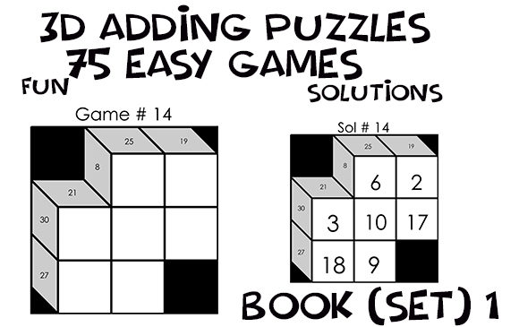 Easy 3D Adding Puzzle Images BK Set 1