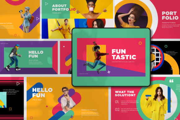 Funtastic Google Slides Template for Fashion