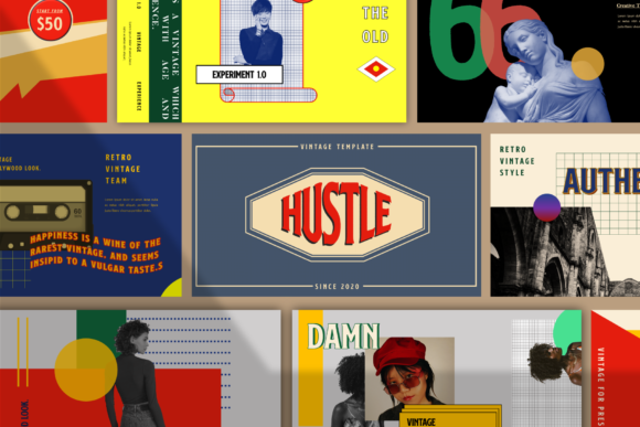 Hustle Google Slides Template: Modern Design for Powerful Presentations