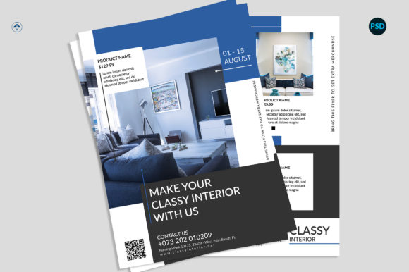 Interior Product Flyer for Modern Branding