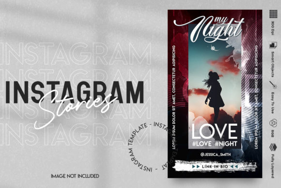 Love Story Instagram Template: Elevate Your Brand Narrative with Premium Design